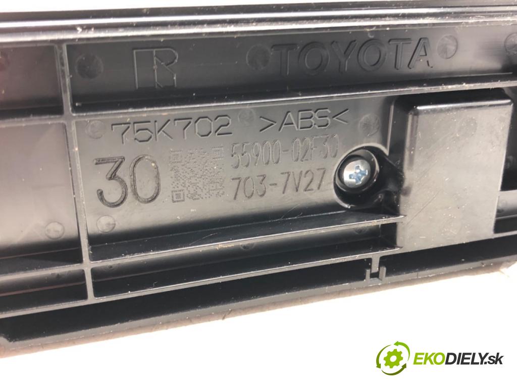TOYOTA COROLLA sedan (_E21_) 2019 - 2022    1.6 VVTi Flexfuel (ZRE210_) 92 kW [125 KM] Benzyna  Panel ovládania kúrenia 55900-02F30 (Prepínače, spínače, tlačidlá a ovládače kúrenia)