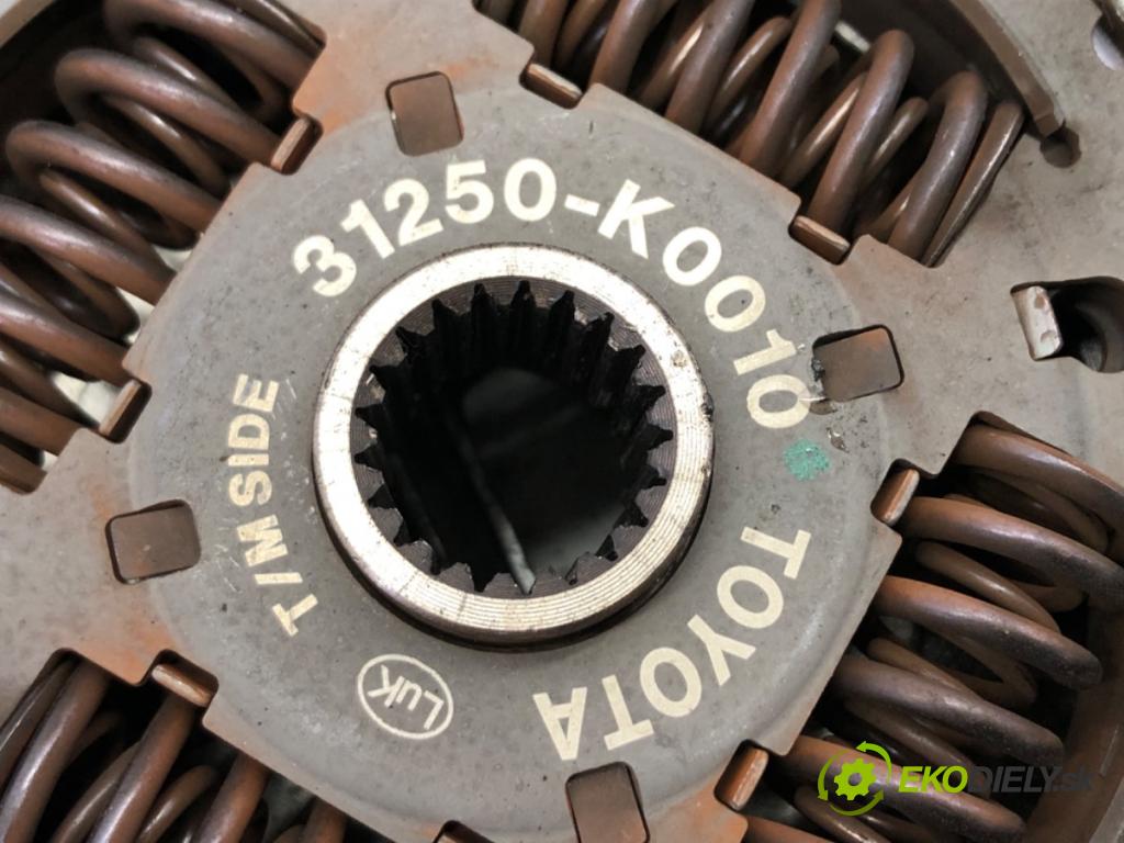 TOYOTA COROLLA sedan (_E21_) 2019 - 2022    1.6 VVTi Flexfuel (ZRE210_) 92 kW [125 KM] Benzyna  Spojková sada (bez ložiska) 31210-K0010 (Kompletné sady (bez ložiska))