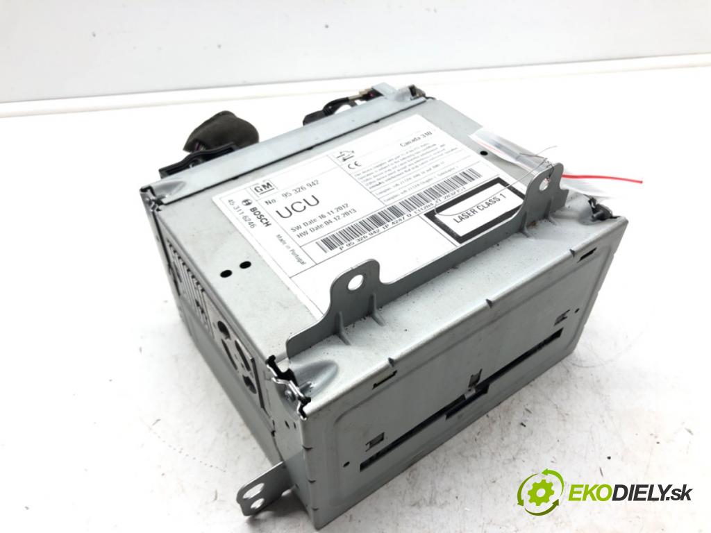 CHEVROLET ORLANDO (J309) 2010 - 2022    2.0 D 120 kW [163 KM] olej napędowy 2011 - 2022  RADIO 95326942 (Audio zariadenia)