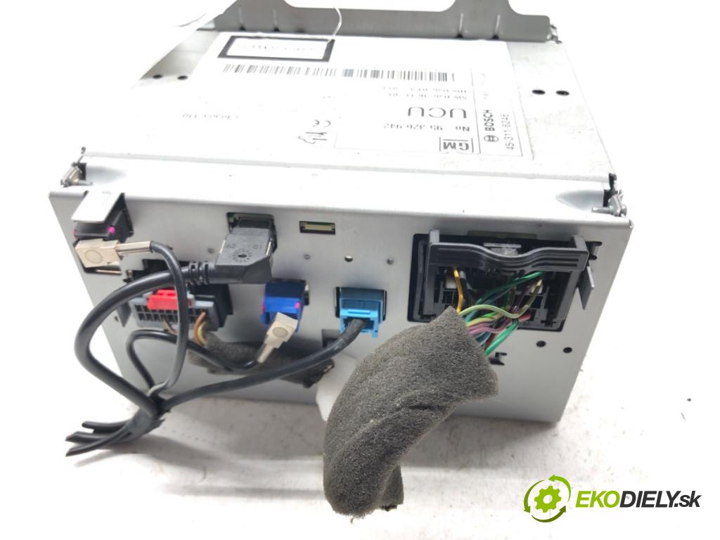 CHEVROLET ORLANDO (J309) 2010 - 2022    2.0 D 120 kW [163 KM] olej napędowy 2011 - 2022  RADIO 95326942 (Audio zariadenia)