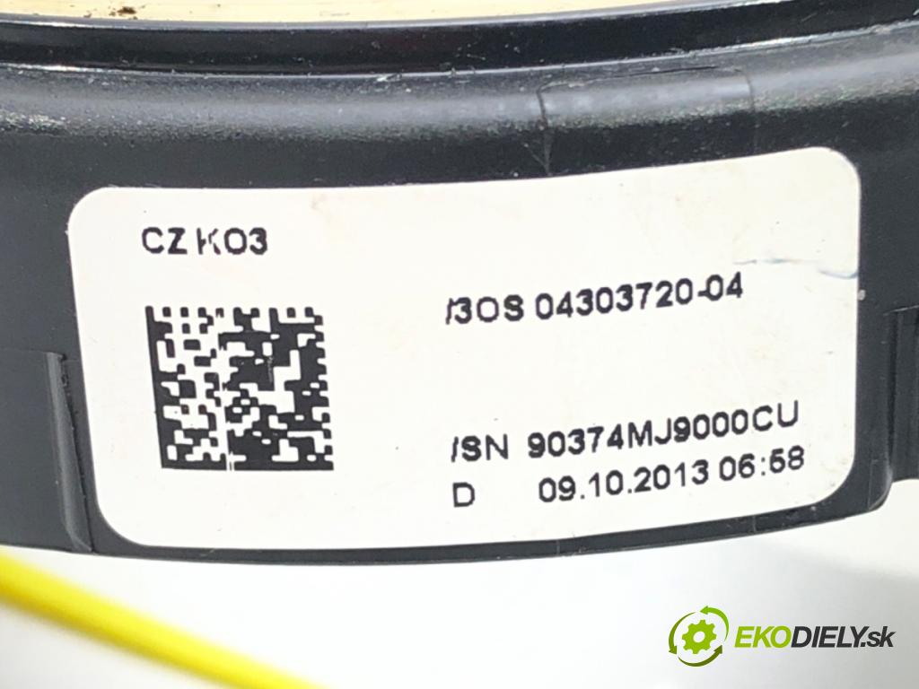 AUDI A6 C7 (4G2, 4GC) 2010 - 2018    3.0 TDI quattro 180 kW [245 KM] olej napędowy 2011  Krúžok, slimák airbag 04303720-04 (Airbagy)