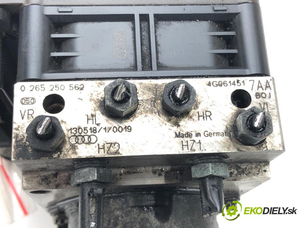AUDI A6 C7 (4G2, 4GC) 2010 - 2018    3.0 TDI quattro 180 kW [245 KM] olej napędowy 2011  Pumpa ABS 4G0907379L 4G0614517AA (Pumpy ABS)
