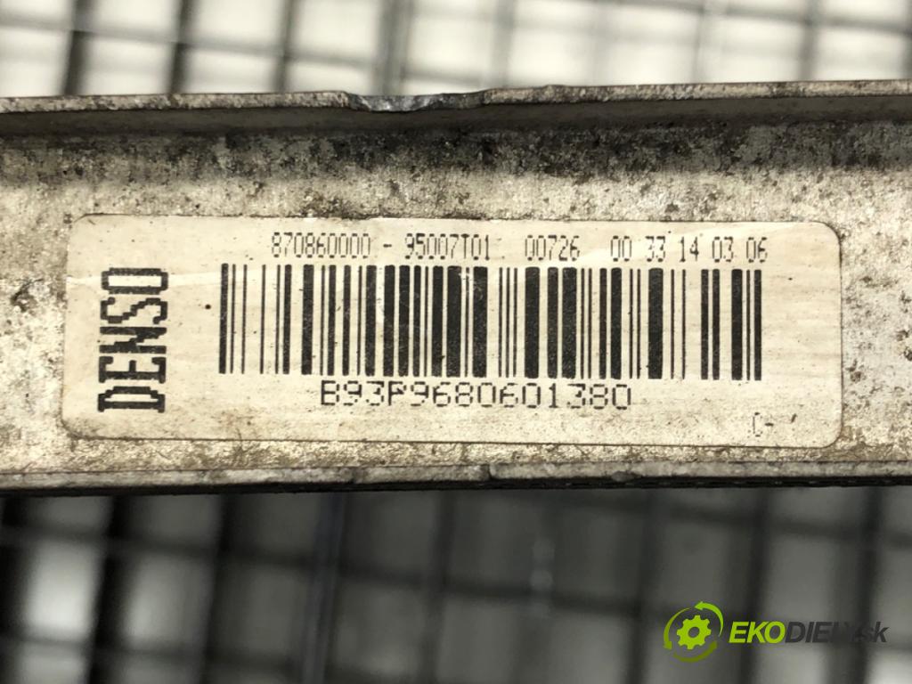 PEUGEOT 208 I (CA_, CC_) 2012 - 2022    1.2 VTI 82 60 kW [82 KM] benzyna 2012 - 2022  Chladič vody 95007T01 (Chladiče vody)