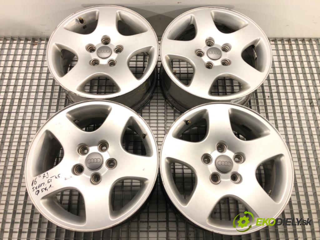 AUDI ---    ---  disky hliníkové 16 7J 5X112 ET45 stred CENTR. 57.1 8D0601025C