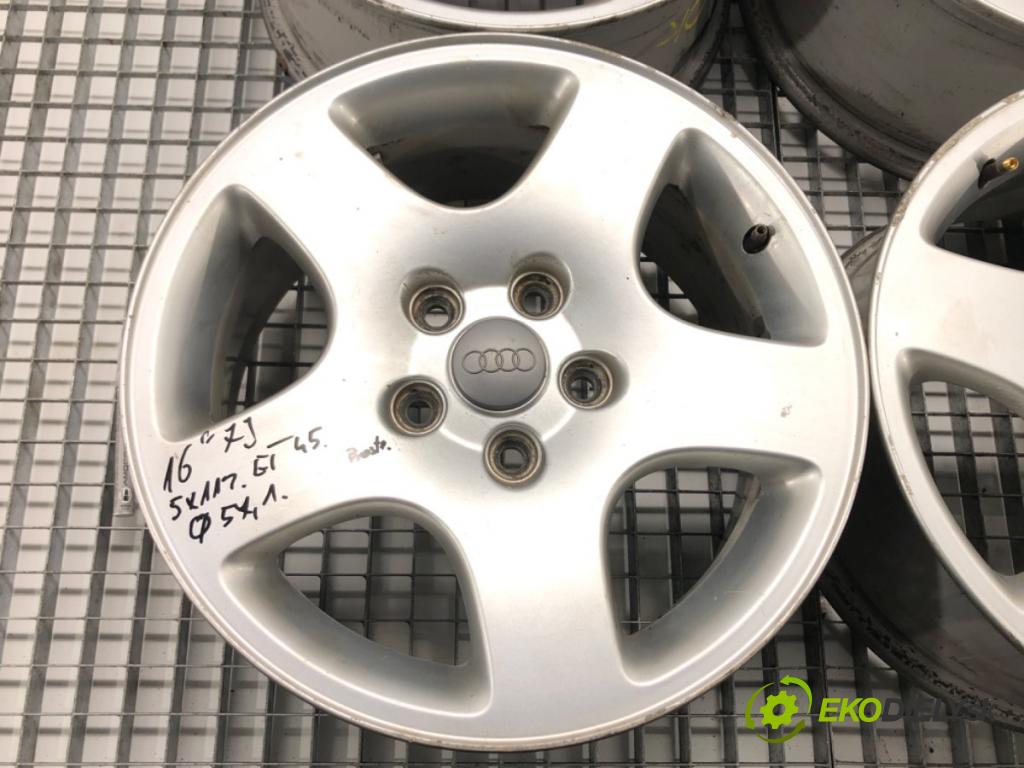 AUDI ---    ---  disky hliníkové 16 7J 5X112 ET45 stred CENTR. 57.1 8D0601025C