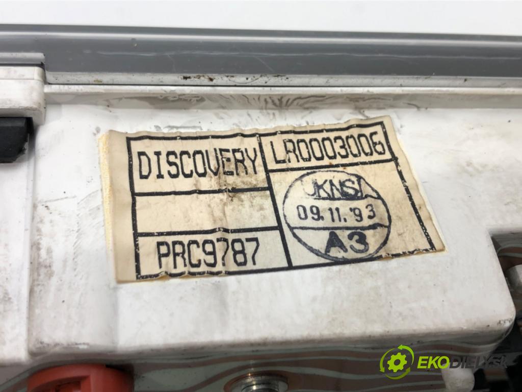 LAND ROVER DISCOVERY I (LJ) 1989 - 1998    2.5 TDI 4x4 83 kW [113 KM] olej napędowy 1989 - 19  Prístrojovka PRC9787 (Prístrojové dosky, displeje)
