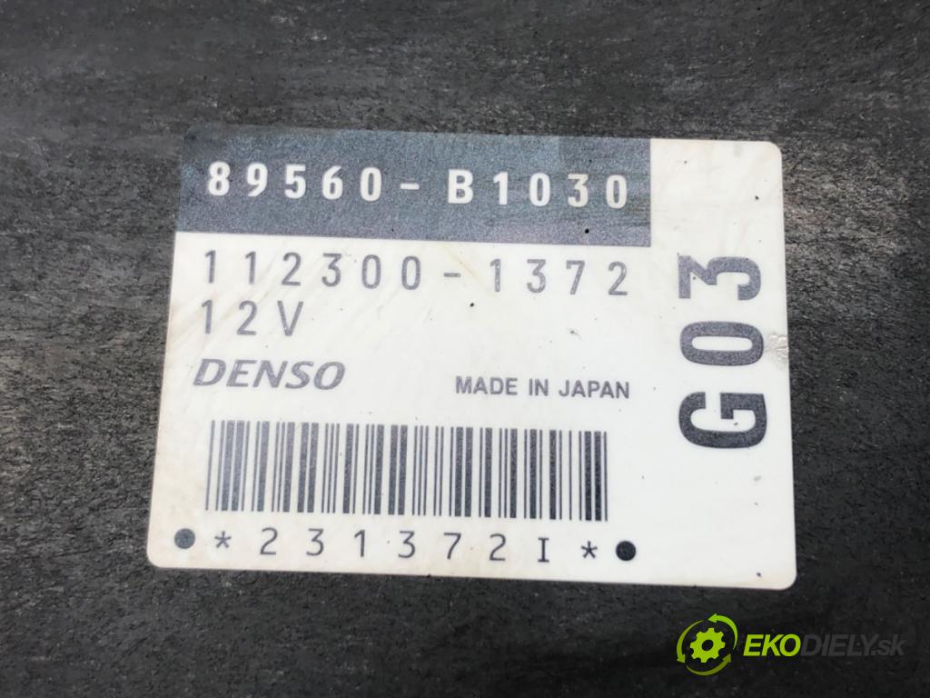 DAIHATSU SIRION (M3_) 2005 - 2022    1.0 51 kW [70 KM] benzyna 2005 - 2013  riadiaca jednotka Motor 89560-B1030 (Riadiace jednotky)
