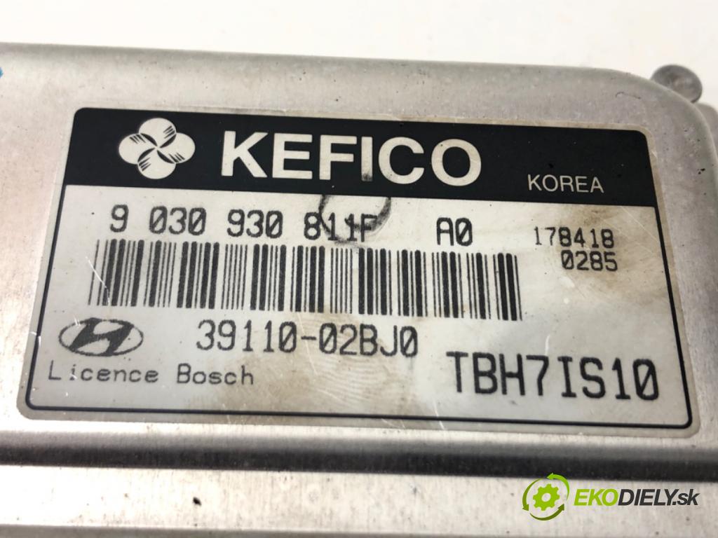 HYUNDAI GETZ (TB) 2001 - 2011    1.1 49 kW [67 KM] benzyna 2005 - 2009  riadiaca jednotka Motor 39110-02BJ0 (Riadiace jednotky)