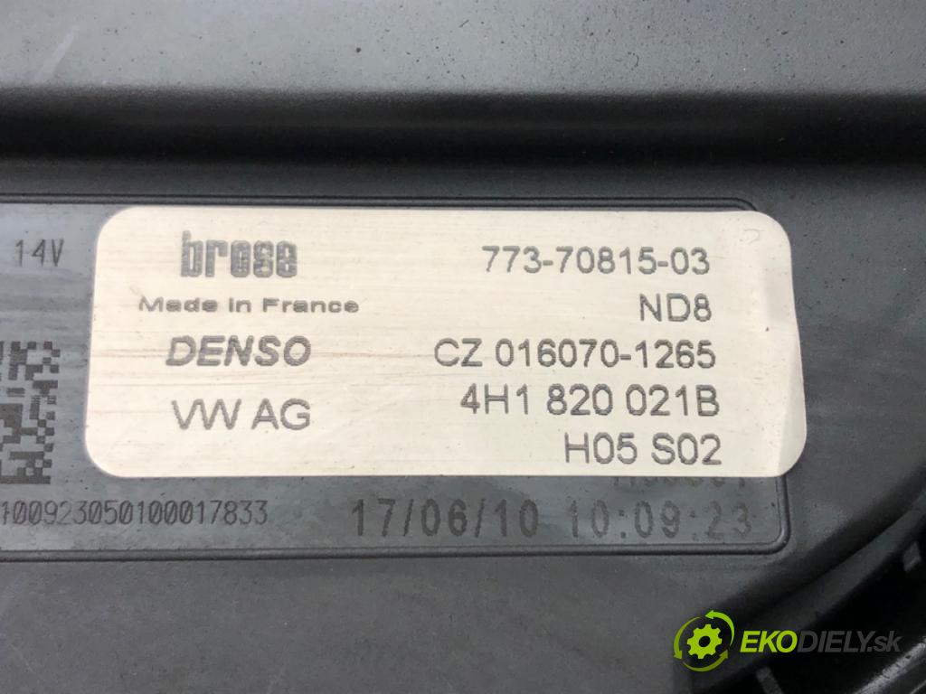 AUDI A8 D4 (4H2, 4H8, 4HC, 4HL) 2009 - 2018    4.2 FSI quattro 273 kW [371 KM] benzyna 2009 - 201  ventilátor kúrenia 4H1820021B