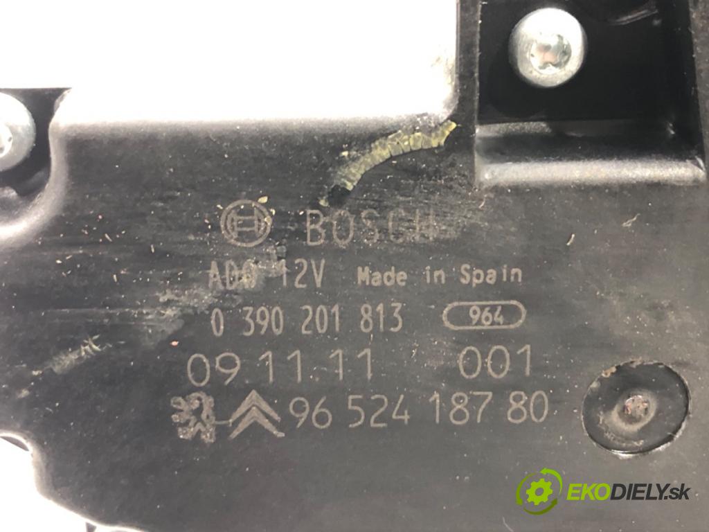 PEUGEOT 207 (WA_, WC_) 2006 - 2015    1.4 HDi 50 kW [68 KM] olej napędowy 2006 - 2015  Motor stieračov zad 9652418780