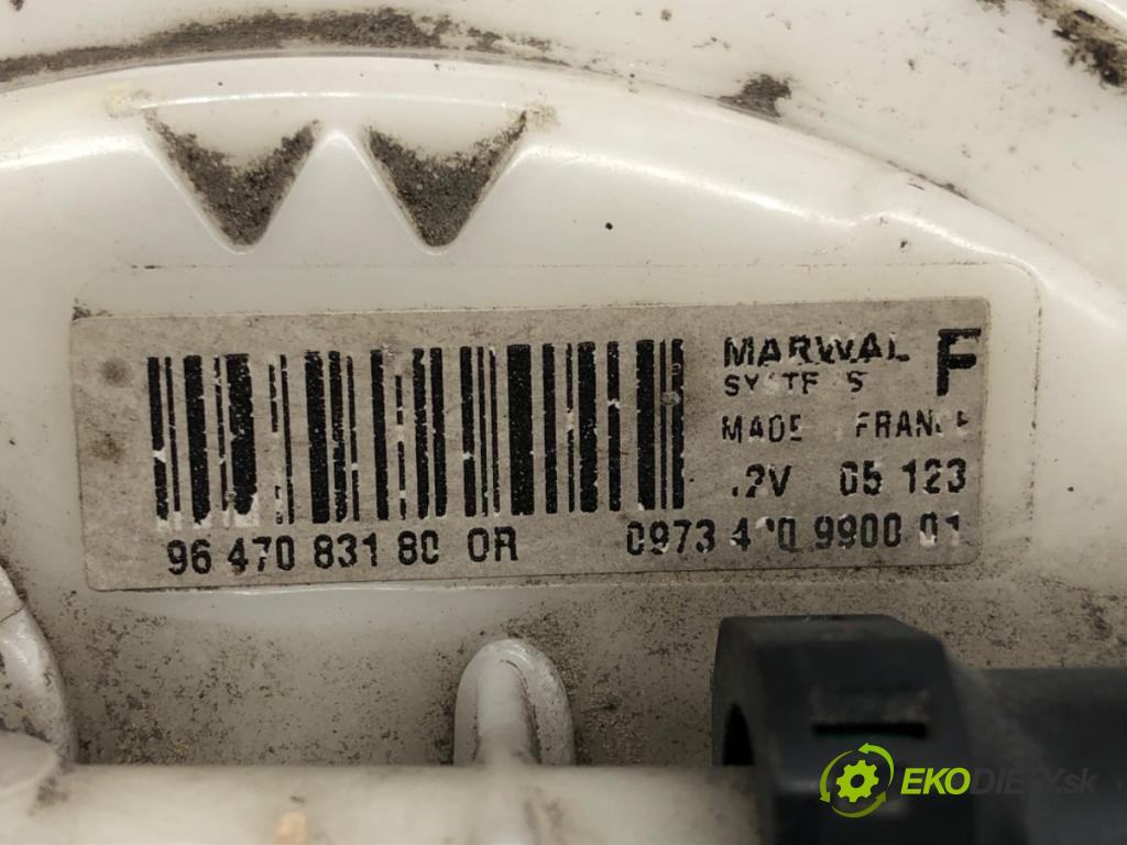 PEUGEOT 407 (6D_) 2004 - 2011    2.0 (6DRFNB, 6DRFNE) 100 kW [136 KM] benzyna 2004   pumpa paliva 9647083180
