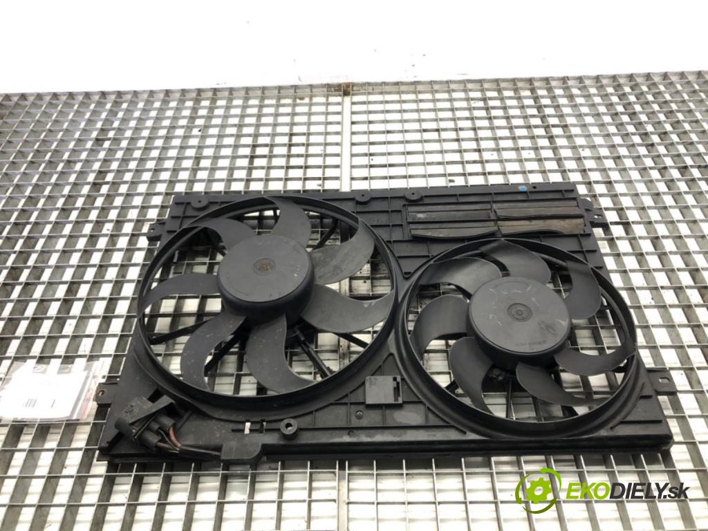 VW GOLF V (1K1) 2003 - 2010    2.0 TDI 103 kW [140 KM] olej napędowy 2004 - 2008  Ventilátor chladiča 1K0121207A (Ventilátory)