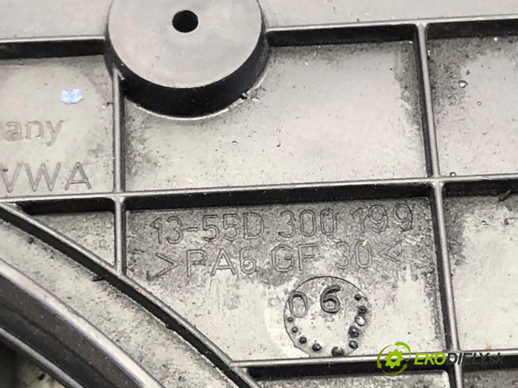 VW GOLF V (1K1) 2003 - 2010    2.0 TDI 103 kW [140 KM] olej napędowy 2004 - 2008  Ventilátor chladiča 1K0121207A (Ventilátory)