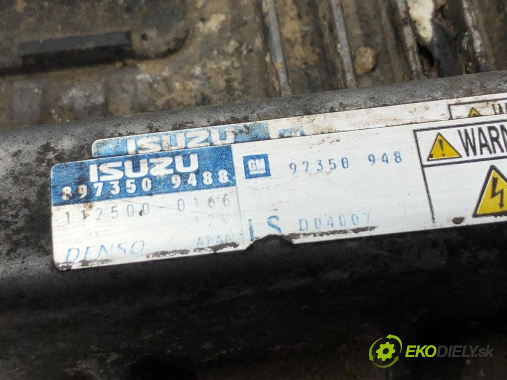 OPEL MERIVA A nadwozie wielkoprzestrzenne (MPV) (X03) 2003 - 2010    1.7 CDTI (E75) 74 kW [100 KM] olej napędowy 2003 -  riadiaca jednotka Motor 8973509488 (Riadiace jednotky)