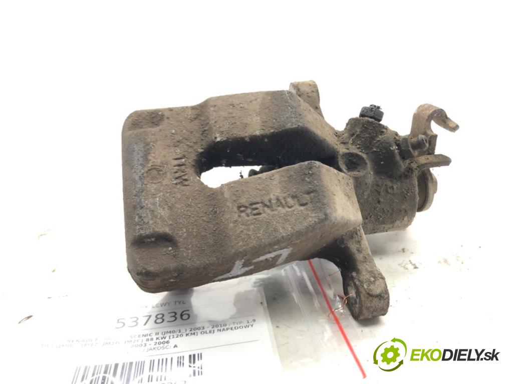 RENAULT SCÉNIC II (JM0/1_) 2003 - 2010    1.9 dCi (JM0G, JM12, JM1G, JM2C) 88 kW [120 KM] olej napędowy 2003 - 2006  Brzdič strmeň ľavy zad 