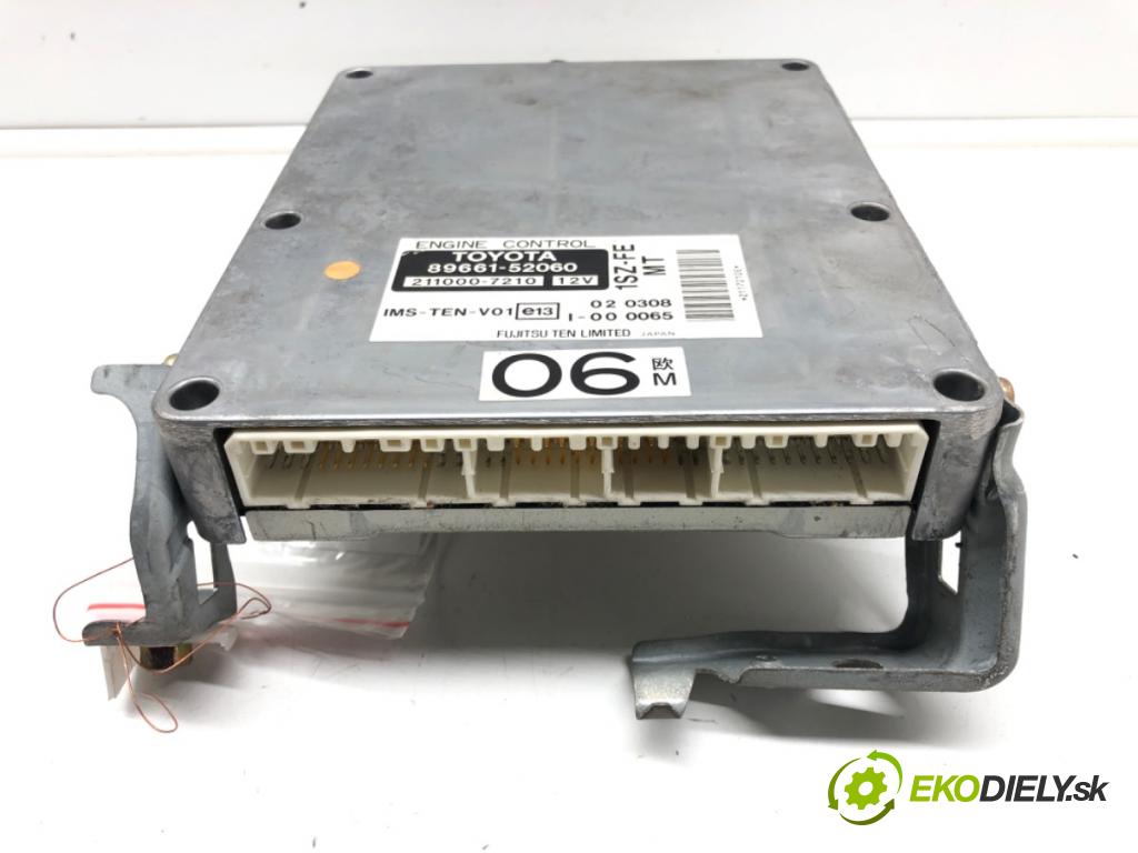 TOYOTA YARIS (_P1_) 1999 - 2005    1.0 (SCP10_) 50 kW [68 KM] benzyna 1999 - 2005  riadiaca jednotka Motor 89661-52060 (Riadiace jednotky)