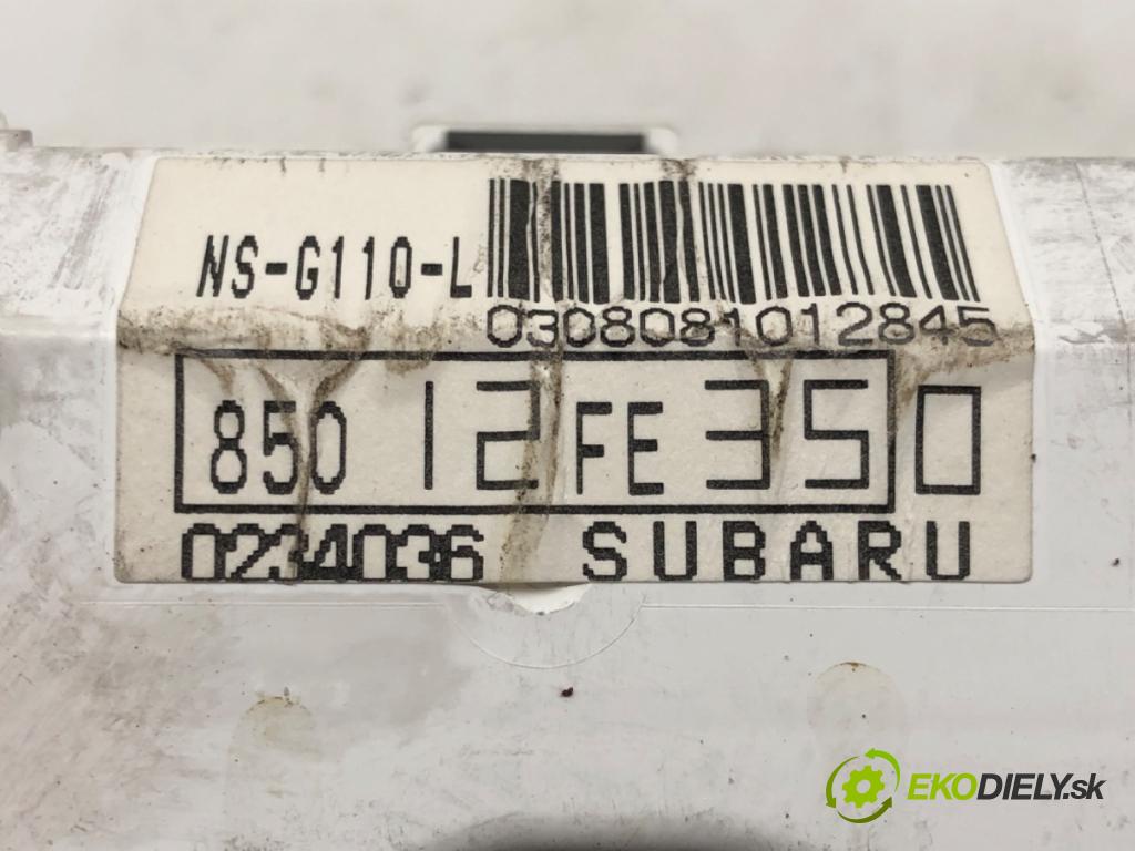SUBARU IMPREZA Kombi (GG) 2000 - 2008    2.0 AWD (GG9) 92 kW [125 KM] benzyna 2000 - 2007  Prístrojovka 85012FE350 (Prístrojové dosky, displeje)