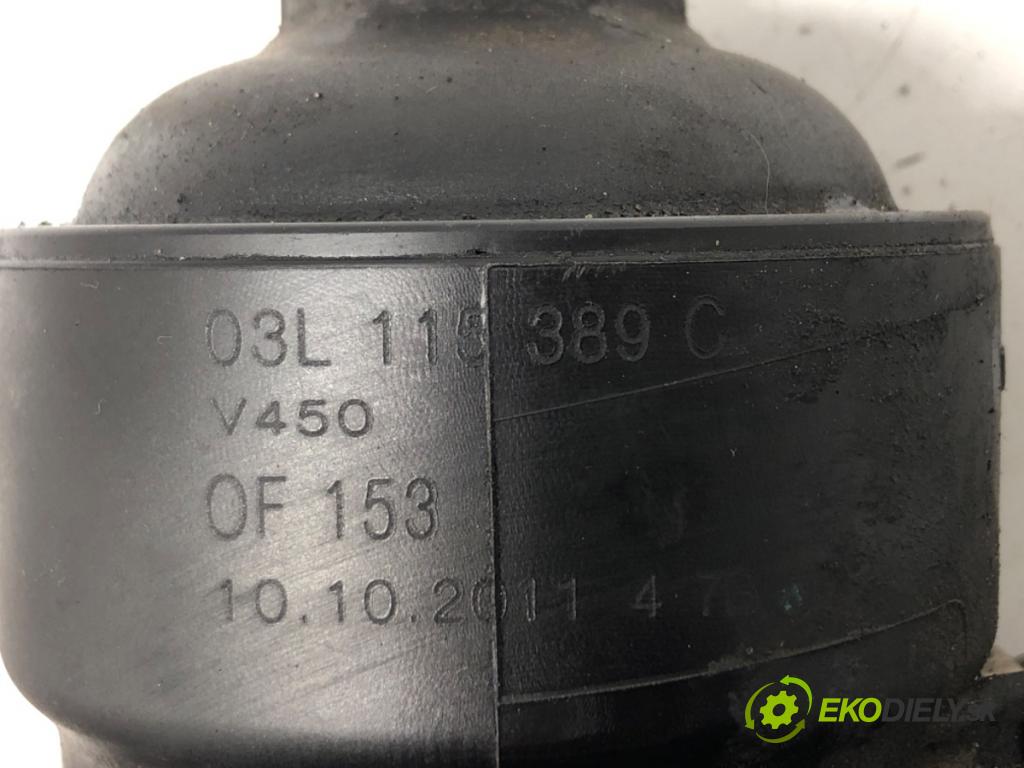 AUDI A5 (8T3) 2007 - 2017    2.0 TDI 130 kW [177 KM] olej napędowy 2011 - 2017  obal filtra oleje 03L115389C (Kryty filtrů oleje)