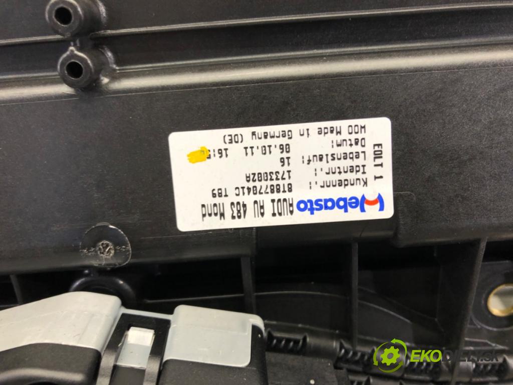 AUDI A5 (8T3) 2007 - 2017    2.0 TDI 130 kW [177 KM] olej napędowy 2011 - 2017  střešní okno 8T8877841C (Okna karoserie)