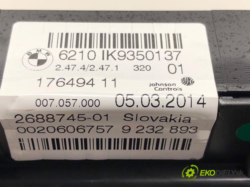 BMW 3 Touring (F31) 2012 - 2019    316 d 85 kW [116 KM] olej napędowy 2012 - 2019  Prístrojovka 9232893 (Prístrojové dosky, displeje)
