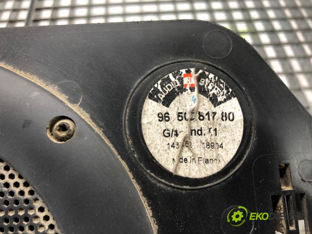 PEUGEOT 407 (6D_) 2004 - 2011    2.0 HDi 135 (6DRHRH, 6DRHRE, 6DRHRG, 6DRHRJ) 100 k  subwoofer 9650581780 (Audio zariadenia)