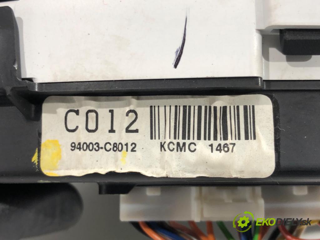 HYUNDAI i20 II (GB, IB) 2014 - 2022    1.2 62 kW [84 KM] benzyna 2014 - 2022  Prístrojovka 94003-C8012 (Prístrojové dosky, displeje)