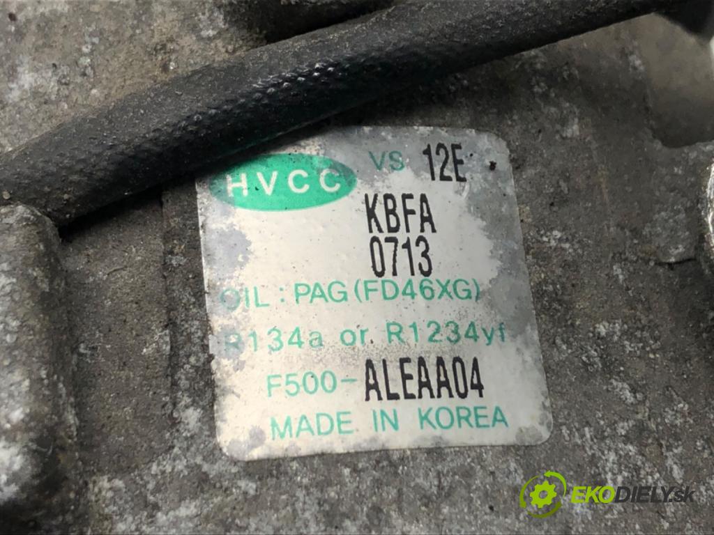 HYUNDAI i20 II (GB, IB) 2014 - 2022    1.2 62 kW [84 KM] benzyna 2014 - 2022  kompresor klimatizace F500-ALEAA04 (Kompresory)