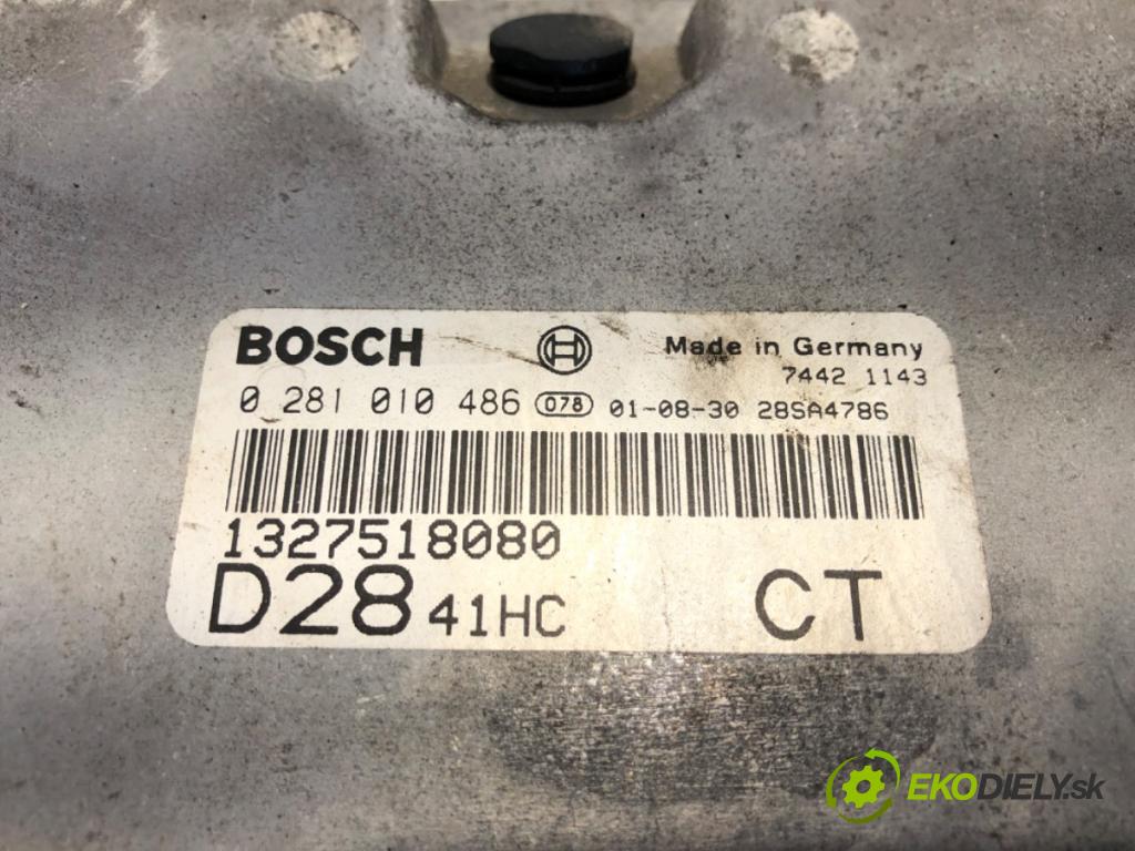 FIAT DUCATO Autobus (230_) 1994 - 2005    2.8 JTD 94 kW [128 KM] olej napędowy 2000 - 2002  řídící jednotka řídící jednotka motora 1327518080
