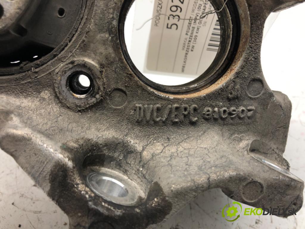 PEUGEOT 3008 nadwozie wielkoprzestrzenne (MPV) (0U_) 2009 - 2017    1.6 HDi 80 kW [109 KM] olej napędowy 2009 - 2016  AirBag Motor 810907 (Držiaky motora)