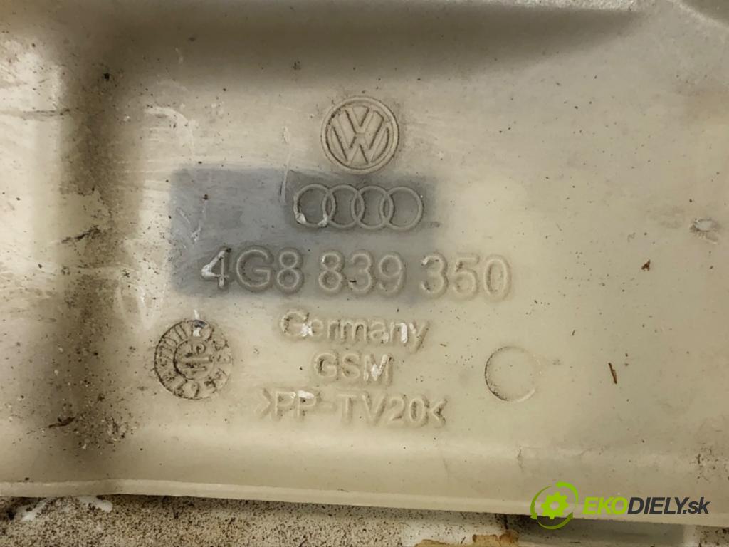 AUDI A6 C7 (4G2, 4GC) 2010 - 2018    3.0 TDI quattro 240 kW [326 KM] olej napędowy 2014  zámok dveře pravý zadní část VLAK: 4G8839016 4G0837004