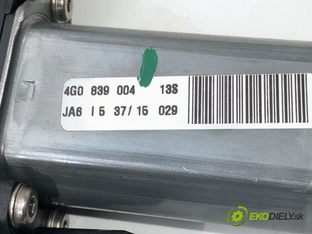 AUDI A6 C7 (4G2, 4GC) 2010 - 2018    3.0 TDI quattro 240 kW [326 KM] olej napędowy 2014  zámok Dvere ľavy predný DOMYKANIE 4G1837015E 4G0839004