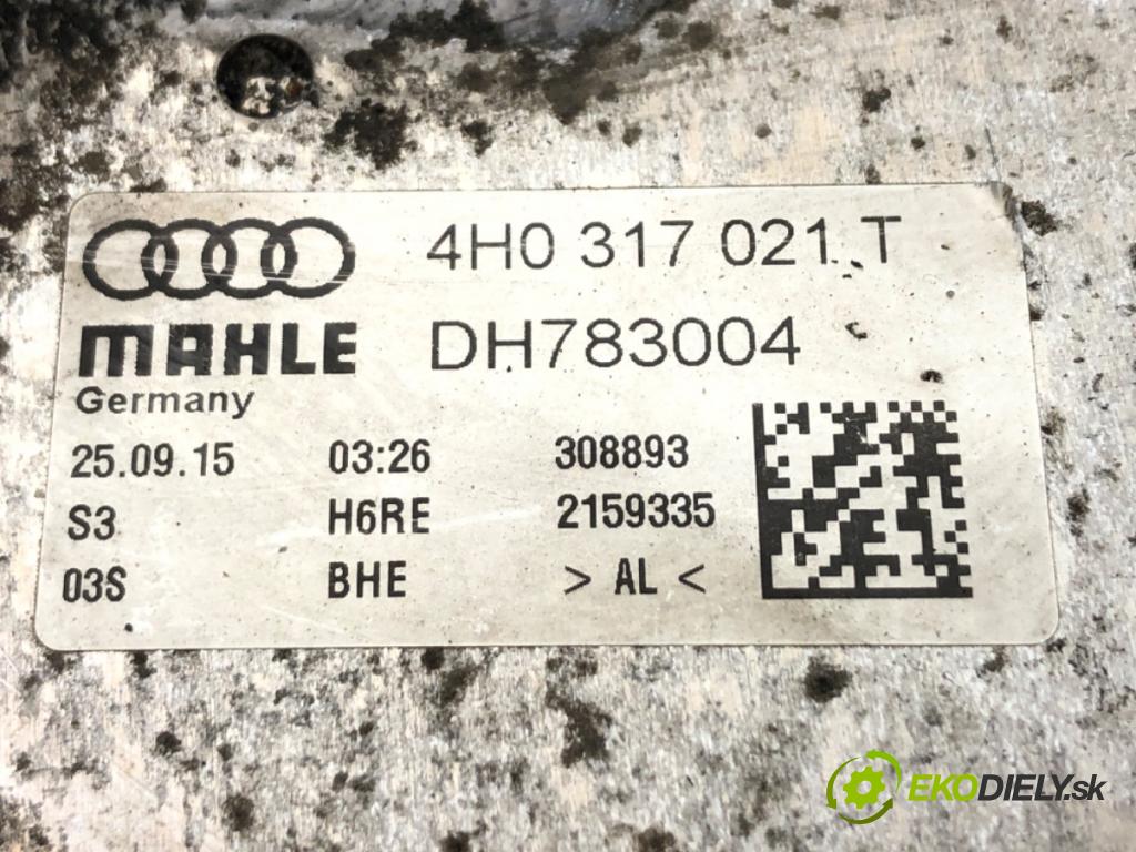 AUDI A6 C7 (4G2, 4GC) 2010 - 2018    3.0 TDI quattro 240 kW [326 KM] olej napędowy 2014  Chladič oleja 4H0317021T