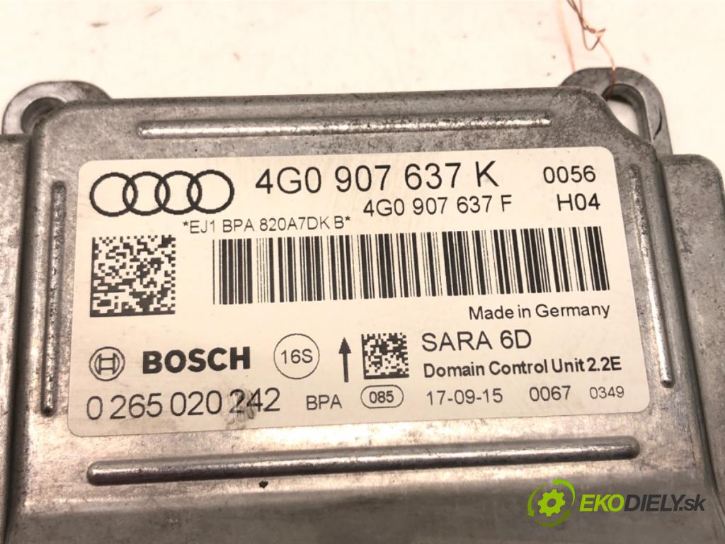 AUDI A6 C7 (4G2, 4GC) 2010 - 2018    3.0 TDI quattro 240 kW [326 KM] olej napędowy 2014  senzor airbag 4G0907637F (Snímače)
