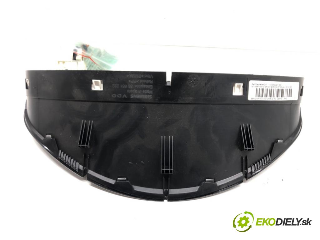 PEUGEOT 407 (6D_) 2004 - 2011    1.8 (6D6FZB) 85 kW [116 KM] benzyna 2004 - 2005  Prístrojovka 9646259480 (Prístrojové dosky, displeje)