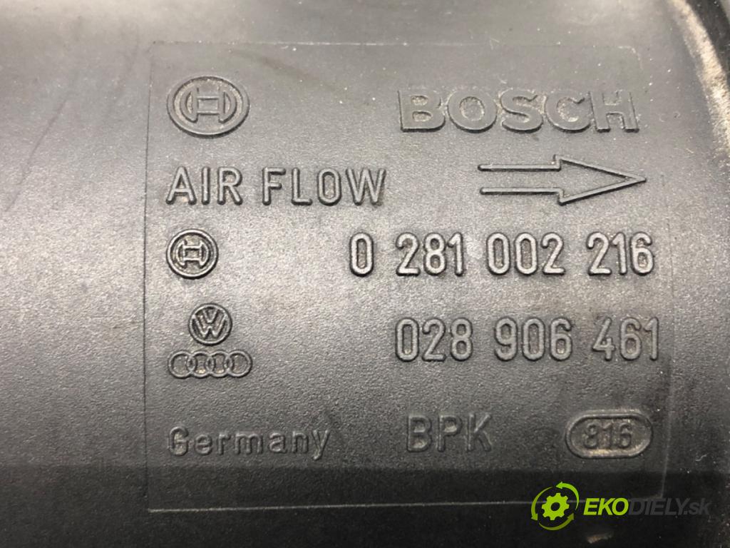 AUDI A6 C5 Avant (4B5) 1997 - 2005    2.5 TDI quattro 132 kW [180 KM] olej napędowy 2000  Váha vzduchu 028906461 (Váhy vzduchu)