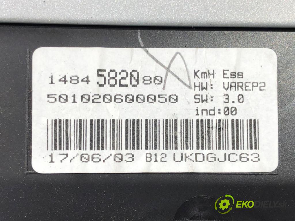 CITROEN C8 (EA_, EB_) 2002 - 2022    2.0 100 kW [136 KM] benzyna 2002 - 2022  Prístrojovka 1484582080 (Prístrojové dosky, displeje)