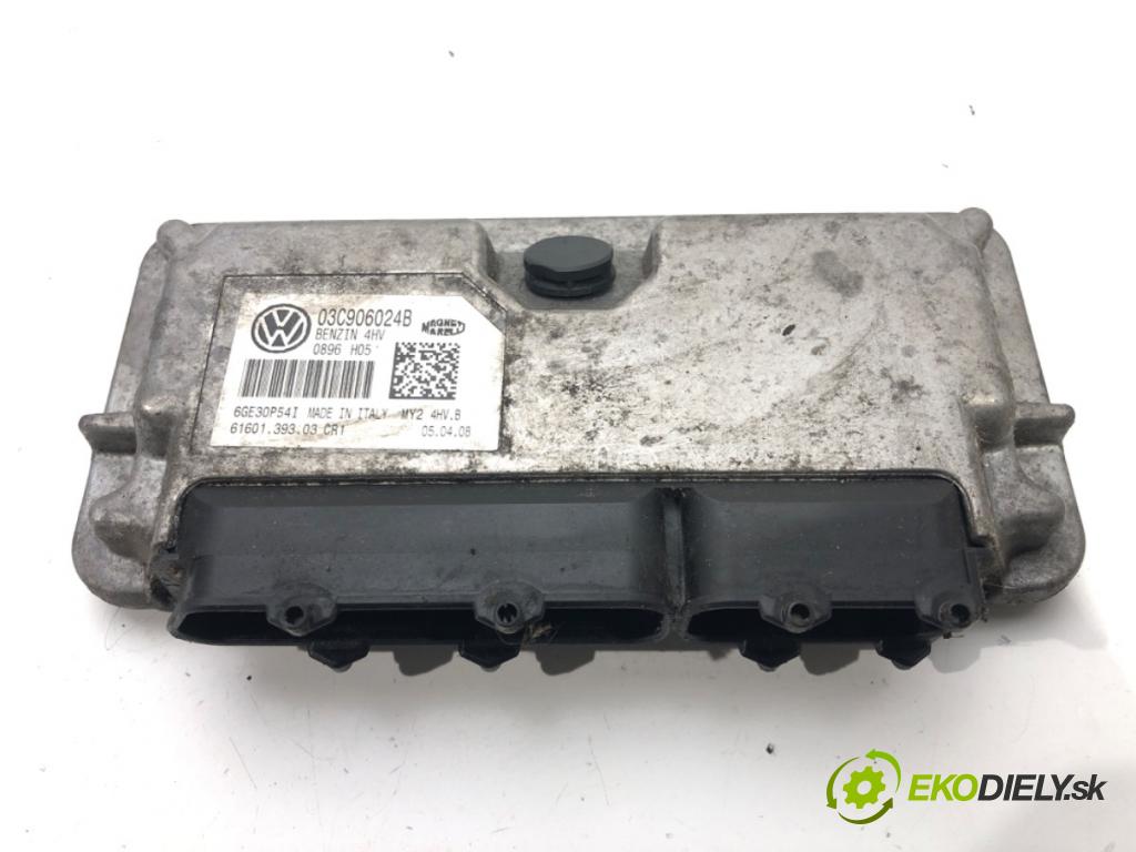 SKODA FABIA II (542) 2006 - 2014    1.4 63 kW [86 KM] benzyna 2007 - 2014  riadiaca jednotka Motor 03C906024BH (Riadiace jednotky)