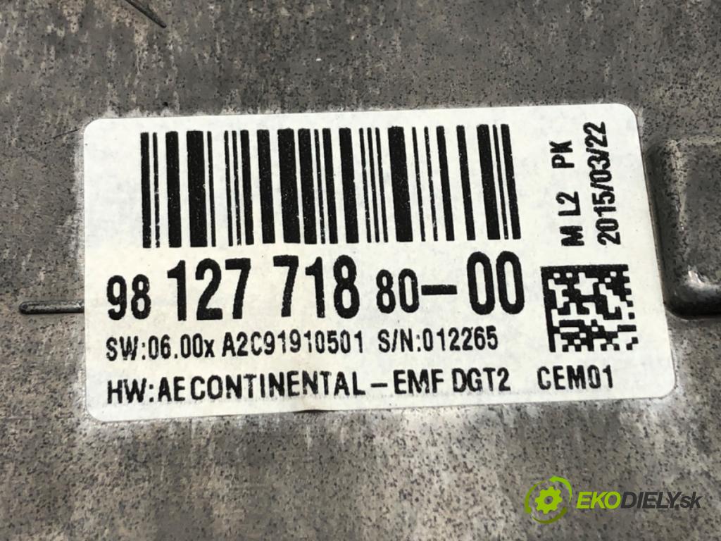 PEUGEOT 508 SW I (8E_) 2010 - 2018    2.0 BlueHDi 180 133 kW [180 KM] olej napędowy 2014  Dislpej 9812771880 (Prístrojové dosky, displeje)