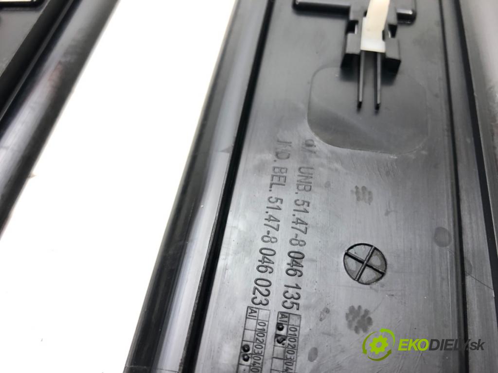 BMW F01 sedan 2012 300 kW 750 i, Li 4395 gumy pedálu lišty PROGOWE M-Paket 8046135