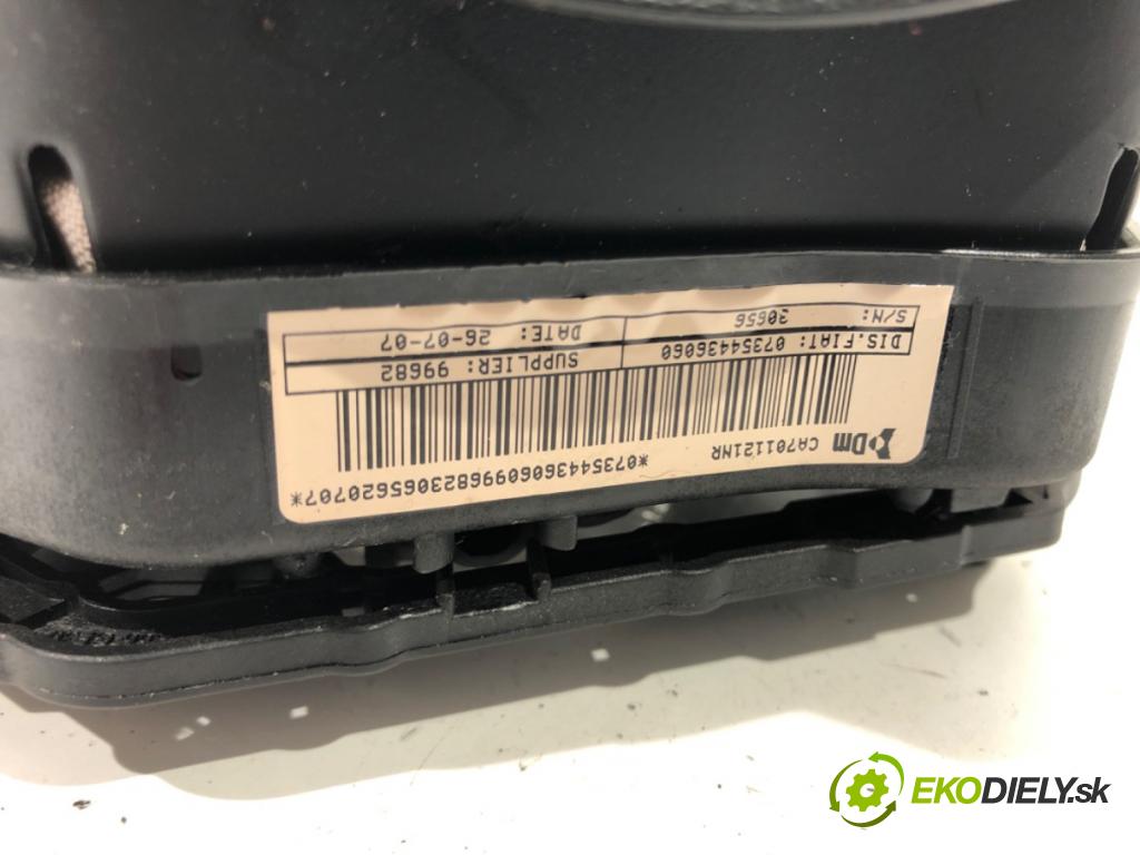 FIAT LINEA (323_, 110_) 2006 - 2022    1.4 T-Jet (323AXC1A) 88 kW [120 KM] benzyna 2007 -  AirBag volantu 07354436060 (Airbagy)
