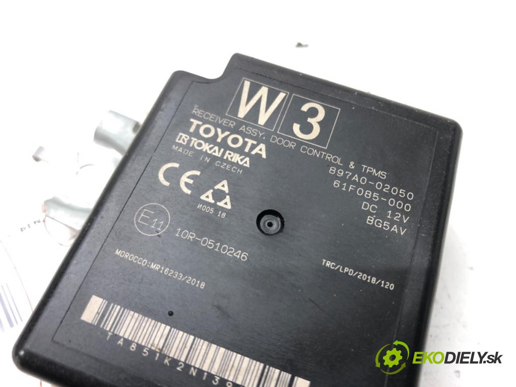 TOYOTA COROLLA sedan (_E21_) 2019 - 2022    1.6 VVTi Flexfuel (ZRE210_) 92 kW [125 KM] Benzyna  Modul Riadiaca jednotka 897A0-02050 (Ostatné)