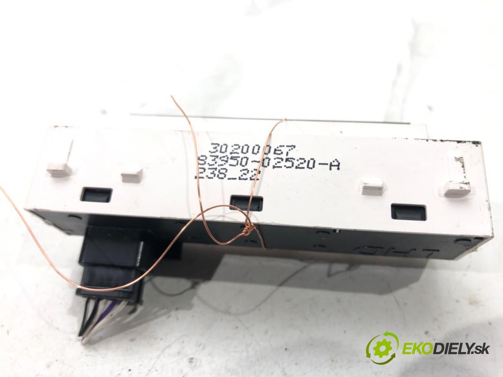 TOYOTA COROLLA sedan (_E21_) 2019 - 2022    1.6 VVTi Flexfuel (ZRE210_) 92 kW [125 KM] Benzyna  Dislpej 83950-02520-A (Prístrojové dosky, displeje)