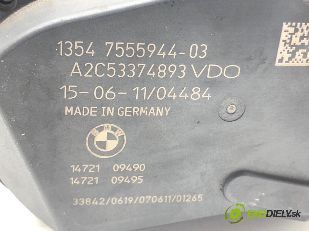 BMW 7 (F01, F02, F03, F04) 2008 - 2015    750 i, Li 300 kW [408 KM] benzyna 2008 - 2012  Škrtiaca klapka 7555944 (Škrtiace klapky)