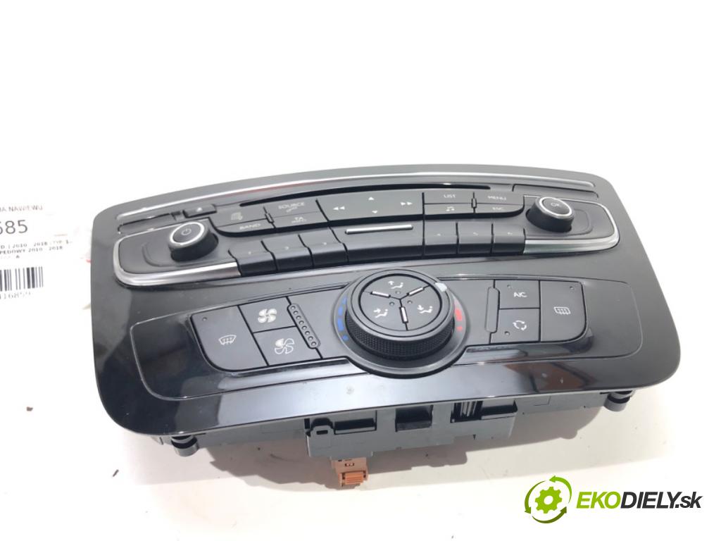 PEUGEOT 508 I (8D_) 2010 - 2018    1.6 HDi 82 kW [112 KM] olej napędowy 2010 - 2018  Panel ovládania kúrenia 96656640XZ (Prepínače, spínače, tlačidlá a ovládače kúrenia)