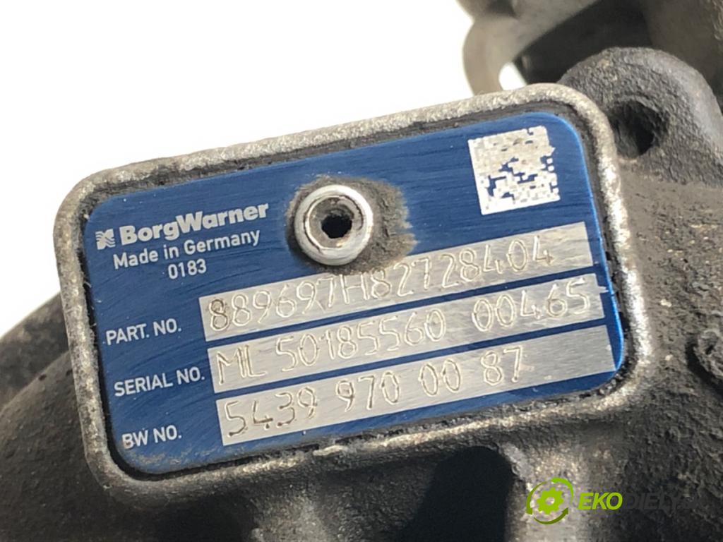 DACIA DUSTER (HS_) 2010 - 2018    1.5 dCi (HSMC) 79 kW [107 KM] olej napędowy 2010 -  Turbodúchadlo,turbo 54399700087 (Turbodúchadlá (kompletné))