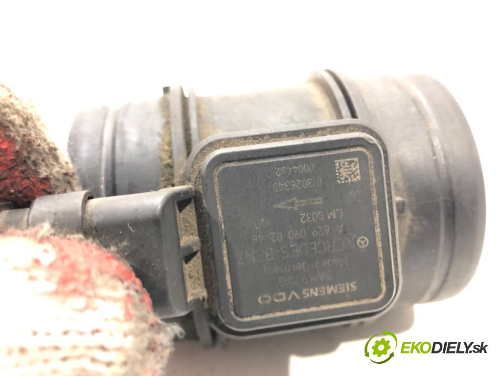 MERCEDES-BENZ KLASA M (W164) 2005 - 2012    ML 420 CDI 4-matic (164.128) 225 kW [306 KM] olej   Váha vzduchu A6290900248 (Váhy vzduchu)