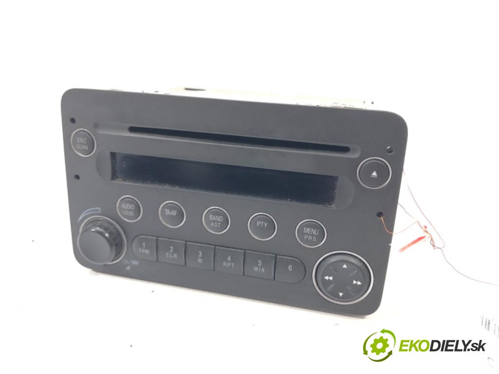 ALFA ROMEO 159 (939_) 2005 - 2012    1.9 JTDM 8V (939AXE1B, 939BXE1B, 939BXH1B) 85 kW [  RADIO 7645332316 (Audio zariadenia)