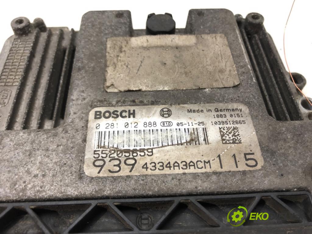 ALFA ROMEO 159 (939_) 2005 - 2012    1.9 JTDM 8V (939AXE1B, 939BXE1B, 939BXH1B) 85 kW [  riadiaca jednotka Motor 55205659 0281012888 (Riadiace jednotky)