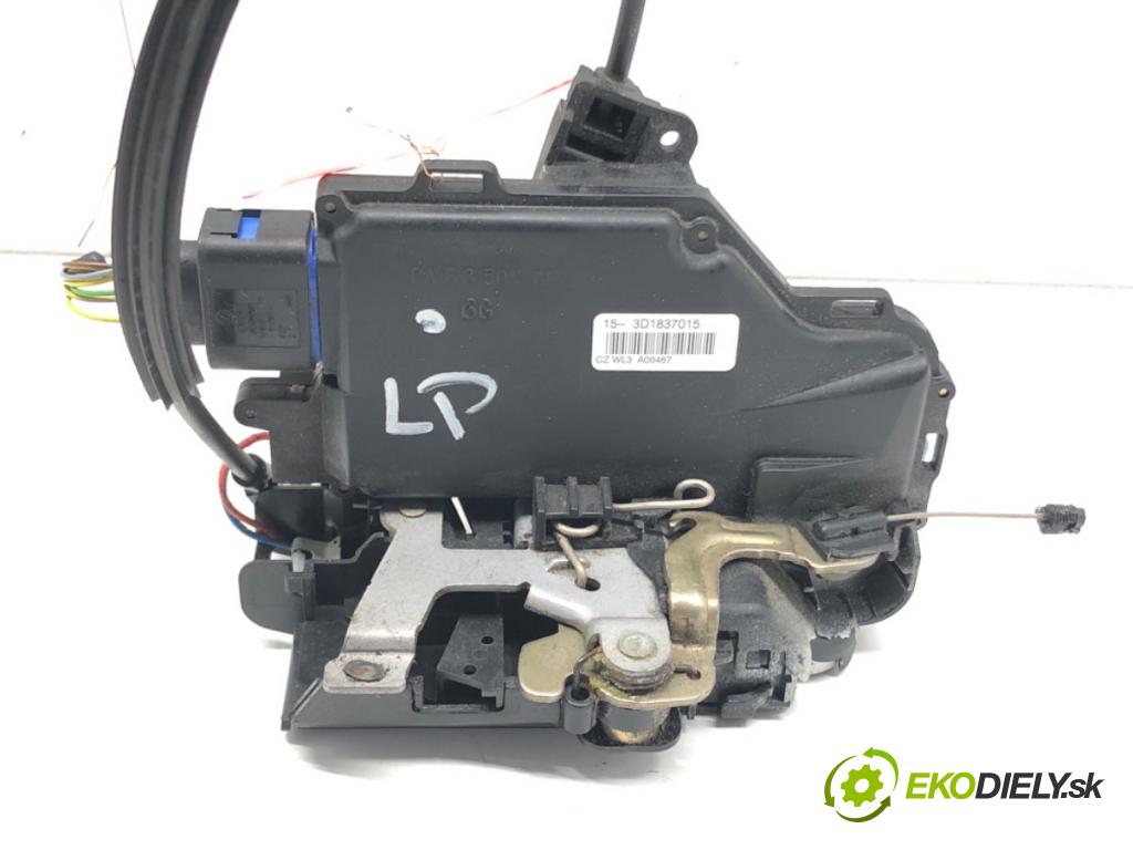 SKODA OCTAVIA II Combi (1Z5) 2004 - 2013    2.0 TDI 103 kW [140 KM] olej napędowy 2005 - 2010  zámok dveře levý zadní část 3D1837015