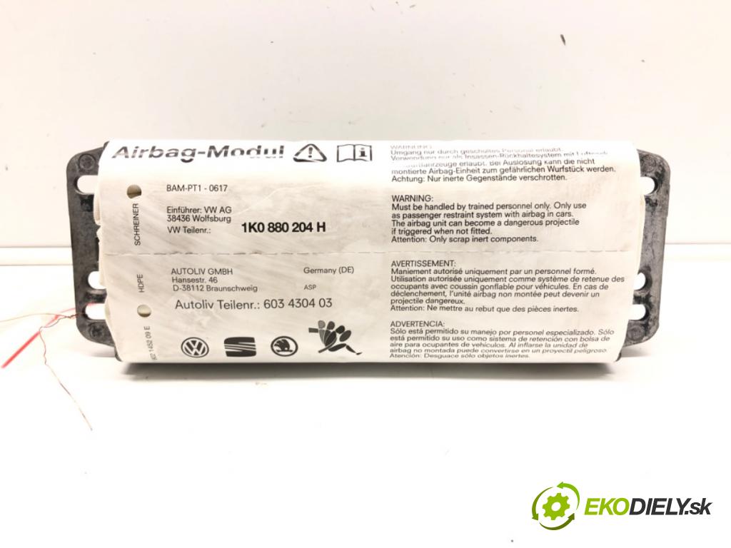 SKODA OCTAVIA II Combi (1Z5) 2004 - 2013    2.0 TDI 103 kW [140 KM] olej napędowy 2005 - 2010  AirBag spolujazdca 1K0880204H (Airbagy)